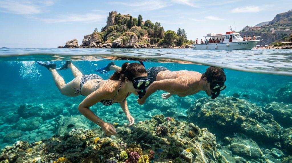 escursioni nei Giardini Naxos snorkeling