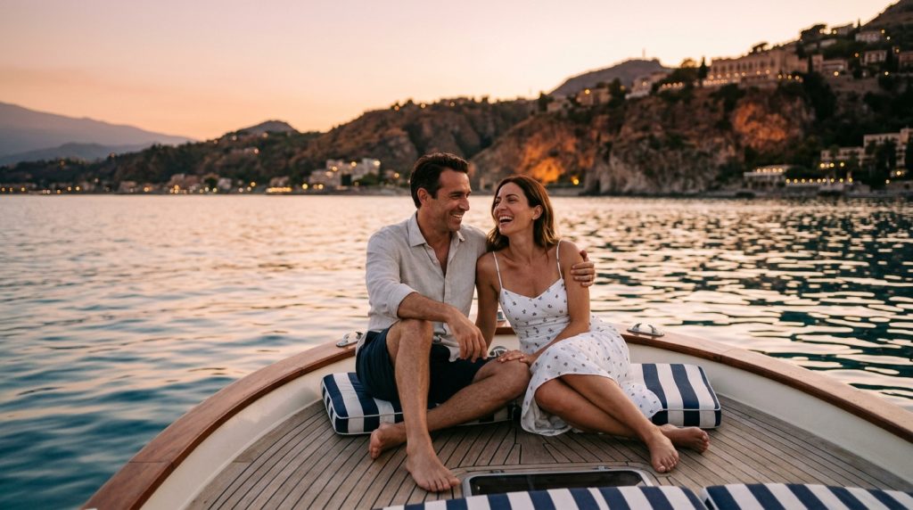escursioni a Naxos coppia si rilassa